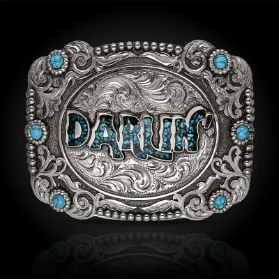 Darlin Turquoise Belt Buckle (In Stock)